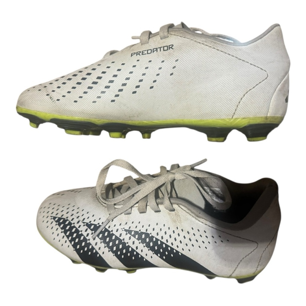 Adidas Predator Youth Soccer FG Cleats - White & Black - Picture 6 of 11